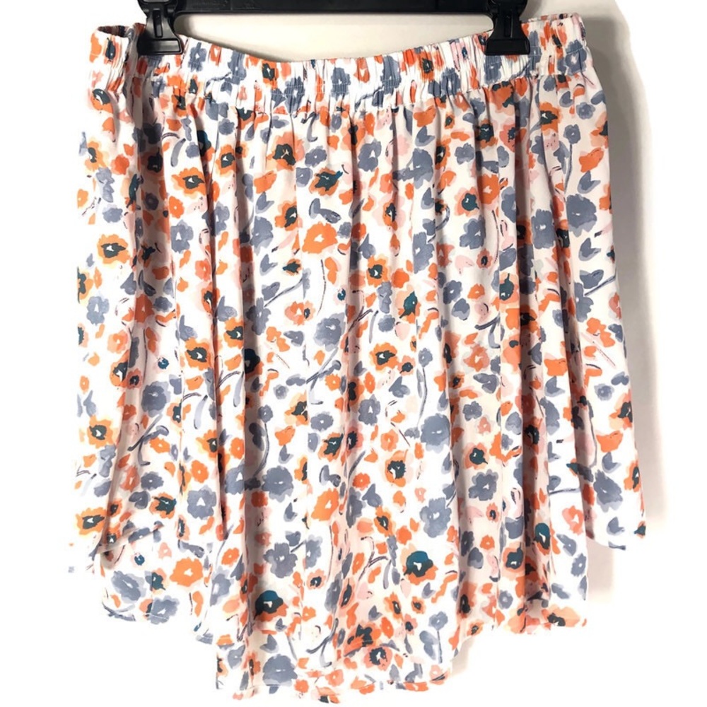 Eliane Rose Floral off the shoulder long sleeve